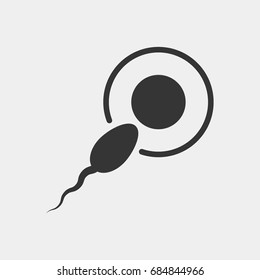 Sperm icon illustration isolated vector sign symbol
