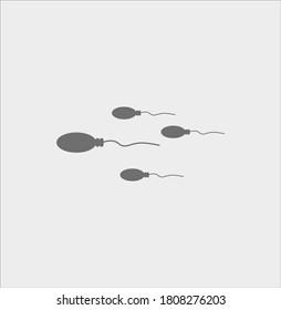 Spermiensymbol. Illustration für Web- und Mobile-Design.