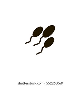 sperm icon. sign design
