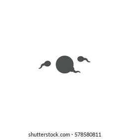 sperm icon. sign design