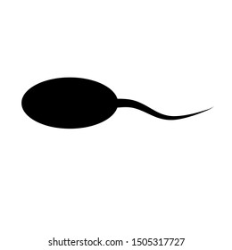 sperm icon. spermatozoon icon vector