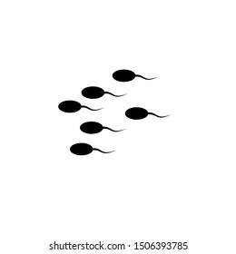 sperm icon. spermatozoon icon vector