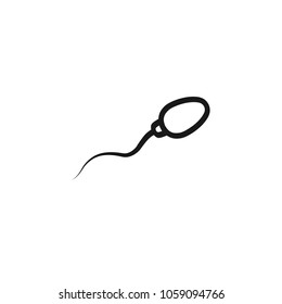 Sperm icon. Template for your project. Vector illustration.