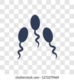 Sperm icon. Trendy Sperm logo concept on transparent background from Health and Medical collection