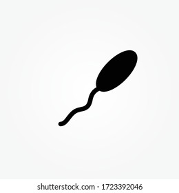 Spermiensymbol. Vektorgrafik