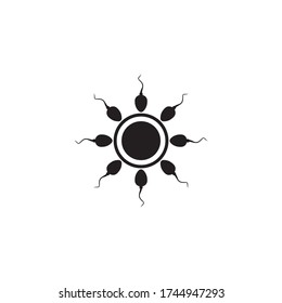 Sperm icon. Vector concept illustration for design.