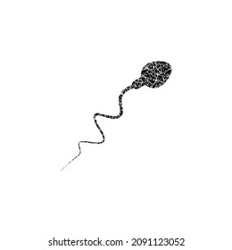 Sperm icon. Vector concept illustration for design.