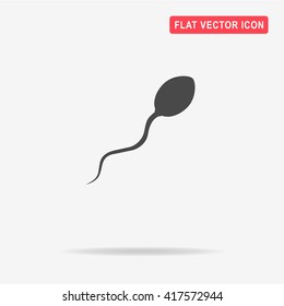 Sperm icon. Vector concept illustration for design.