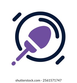 sperm icon. vector dual tone icon for your website, mobile, presentation, and logo design.