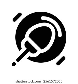 sperm icon. vector glyph icon for your website, mobile, presentation, and logo design.