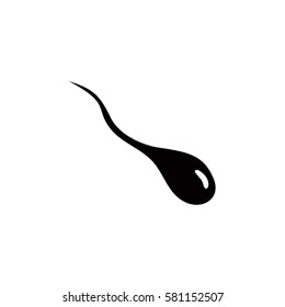 Sperm Icon Vector Illustration Stock Vector (Royalty Free) 581152507 ...