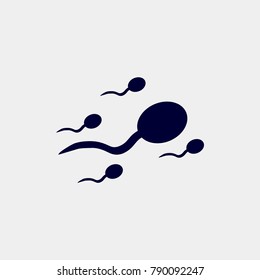 sperm icon, Vector illustration