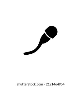 Sperm icon vector illustration logo template for many purpose. Isolated on white background.