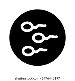Sperm Icon Vector Symbol Design Illustration