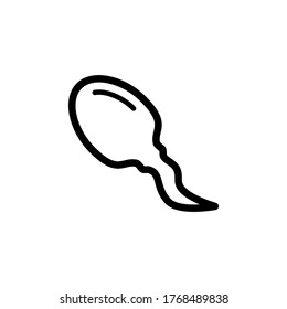 sperm icon vector symbol template