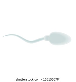 sperm image isolated on white background