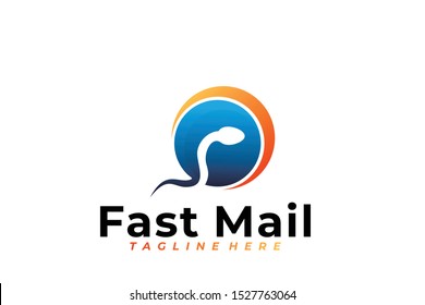 Sperm logo icon vector isolated