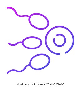 sperm Modern concepts design, vector illustration