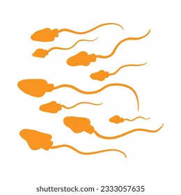 Sperm Organism, Microrganism ,good for graphic design resources, stickers, prints, decorative assets, posters, and more.