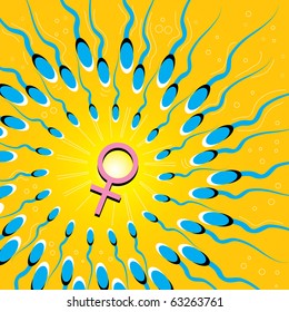 Sperm Race  (motion illusion)