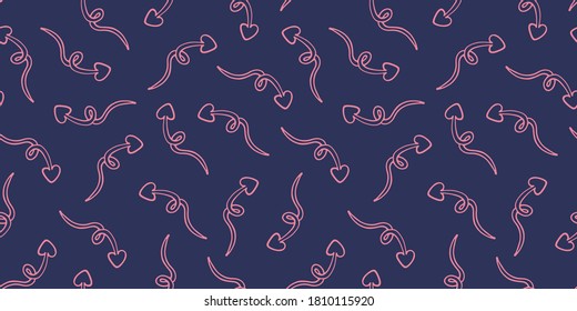 Sperm seamless pattern, pattern for sex shops and adult goods.Sperm cells pattern.spermatozoon seamless  on pantone background print for fabric,wrapping,wallpaper.pattern for contraception	