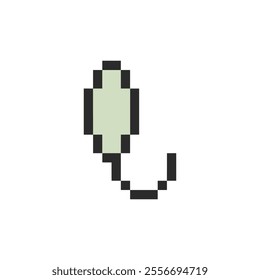 sperm simple illustration pixel art