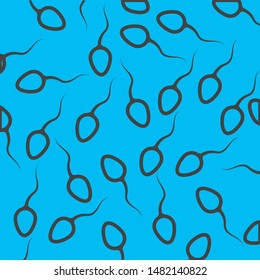 Sperm / Spermatozoa background vector design
