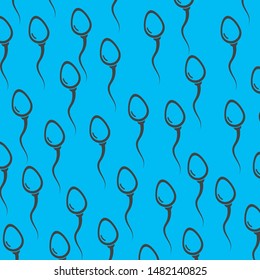 Sperm / Spermatozoa background vector design