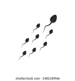 Sperm / Spermatozoa vector logo icon illustration design  
