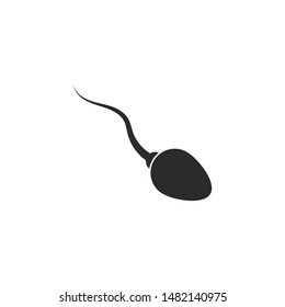 Sperm / Spermatozoa vector logo icon illustration design  
