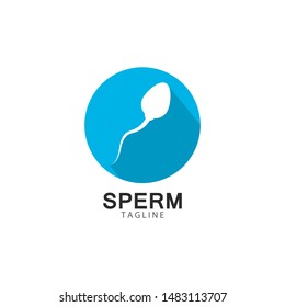 Sperm / Spermatozoa vector logo icon illustration design 