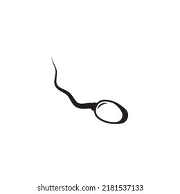 Sperm Spermatozoa logotipo de vectores icono diseño