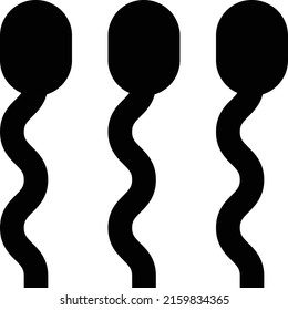 Sperm Vector illustration on a transparent background.Premium quality symbols.Glyphs vector icon for concept and graphic design. 

