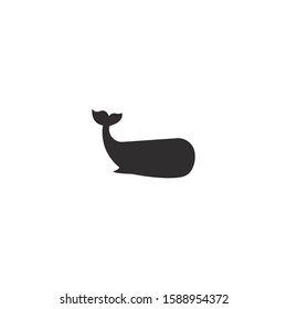 Sperm whale icon on a white background