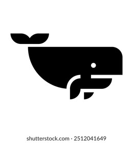 Sperm Whale logo. Icon design. Template elements