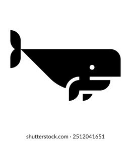 Sperm Whale logo. Icon design. Template elements