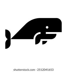 Sperm Whale logo. Icon design. Template elements