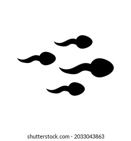 sperma icon or logo isolated sign symbol vector illustration - high quality black style vector icons
