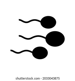 sperma icon or logo isolated sign symbol vector illustration - high quality black style vector icons
