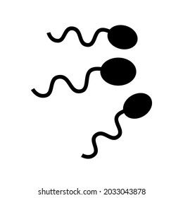 sperma icon or logo isolated sign symbol vector illustration - high quality black style vector icons
