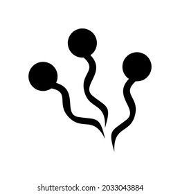 sperma icon or logo isolated sign symbol vector illustration - high quality black style vector icons
