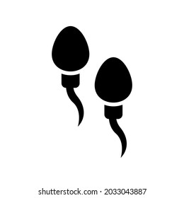 sperma icon or logo isolated sign symbol vector illustration - high quality black style vector icons

