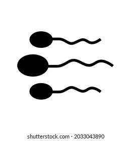 sperma icon or logo isolated sign symbol vector illustration - high quality black style vector icons
