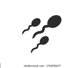 Spermatozoid Icon Spermatozoids Vector Illustration Sperm Stock Vector ...