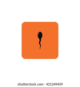Spermatozoon icon.