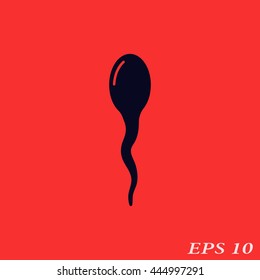 Spermatozoon icon.