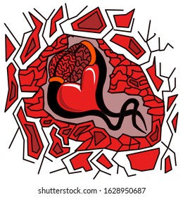 A spermatozoon with intelligence at the beginning of life.
