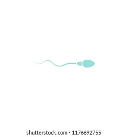 Spermatozoon isolated color icon, vector illustration design. Maternity collection.