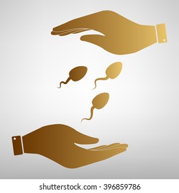 Sperms sign Golden Effect.