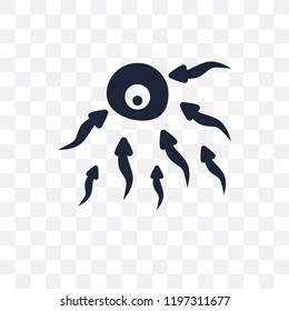 Sperms transparent icon. Sperms symbol design from Human Body Parts collection.